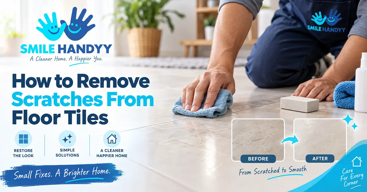 Remove Scratches From Floor Tiles Easily